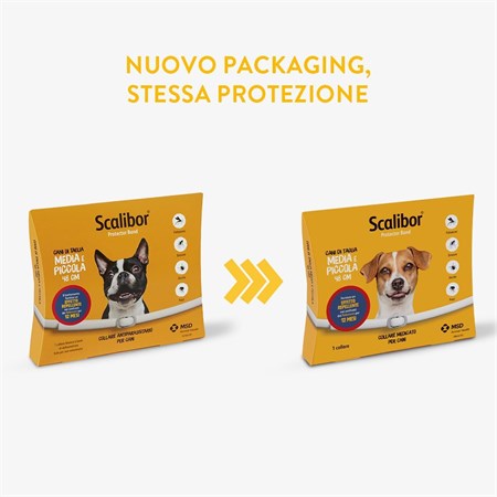Scalibor Collare Antiparassitario per cani taglia piccola e media 48 cm in Cani