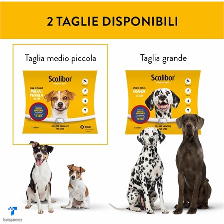Scalibor Collare Antiparassitario per cani taglia piccola e media 48 cm in Cani