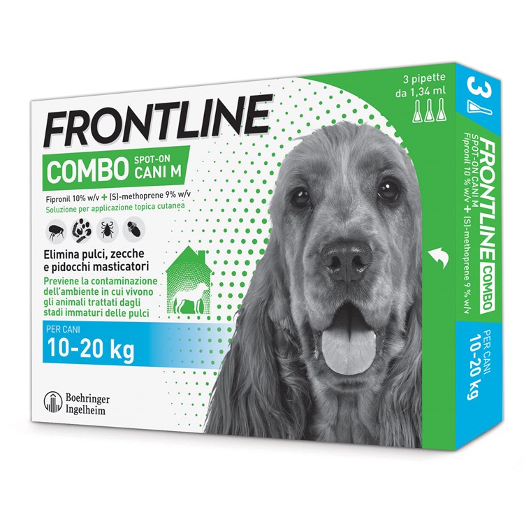 Frontline Combo Per Cani M da 10 a 20 kg 3 Pipette