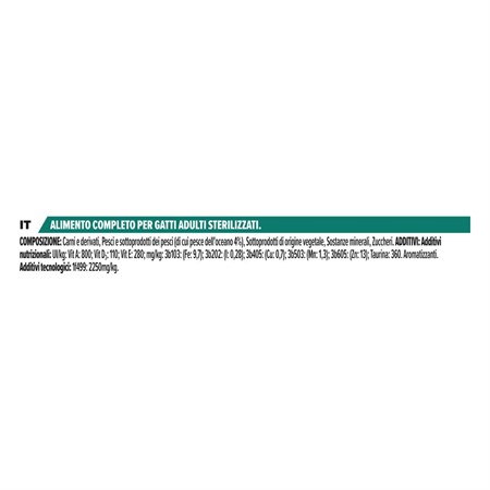 Purina Pro Plan Cat Adult Sterilised Multipack 10X85 Gr Bustine in Gelatina Con Pesce Oceanico in Gatti