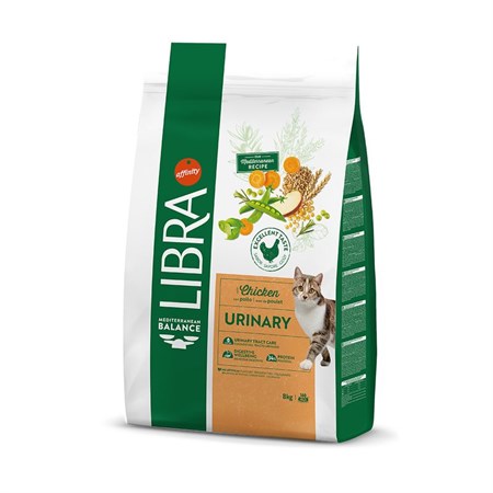 Libra Cat Urinary Pollo 10 kg Crocchette Per Gatti in Gatti
