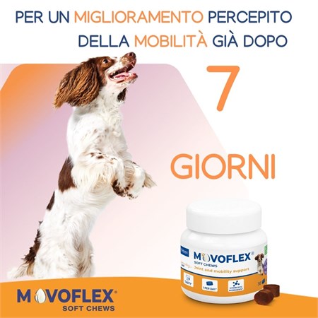 Virbac Movoflex Soft Chews Large 30 Compresse Per Cani in Cani