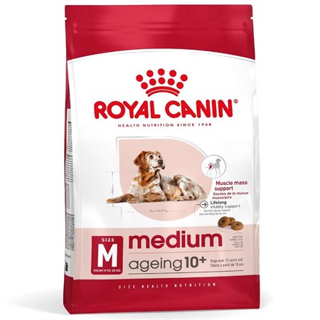 Royal Canin Medium Ageing 10 + kg 15 in Cani