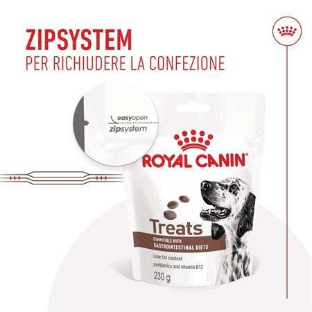 Royal Canin Treats GASTRO INTESTINAL 230 g Snack cane in Cani
