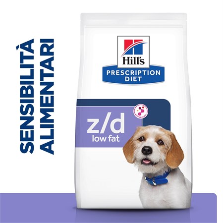 Hill's Prescription Diet Z/D Low Fat 10 kg Crocchette Per Cani in Cani