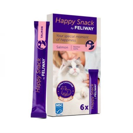 Feliway Happy Snack 6 stick Per Gatti Con Salmone in Gatti