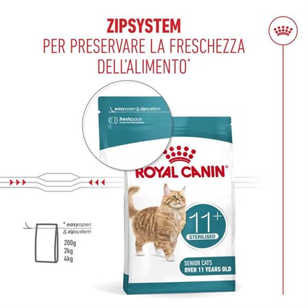 Royal Canin Senior Ageing Sterilised 11+ 2 Kg Per Gatti in Gatti