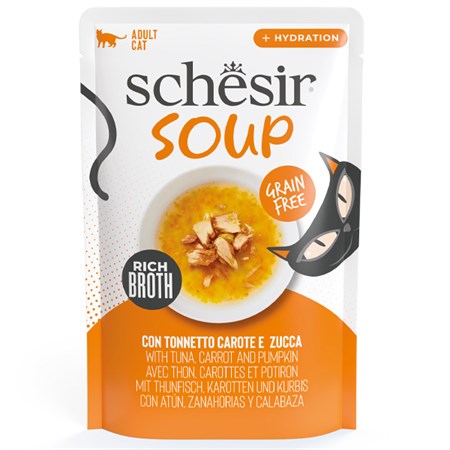 Soup Per Gatti Adulti Tonnetto Carote E Zucca in Gatti