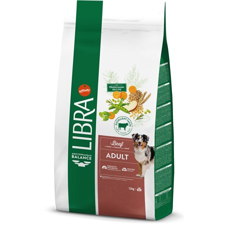 Libra Dog Adult Medium/Maxi Manzo 12kg in Cani