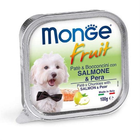 Fruit Paté e Bocconcini con Salmone e Pera in Cani