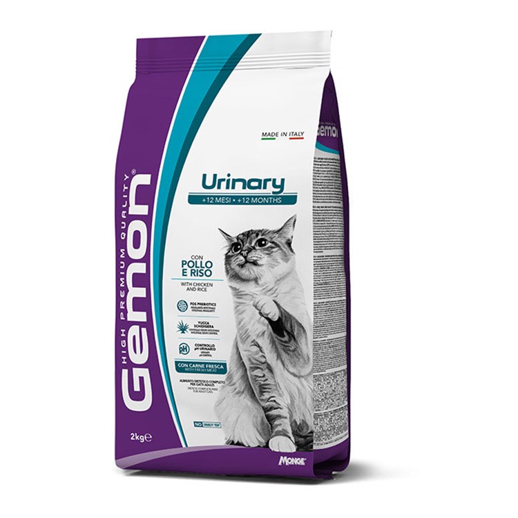 GEMON Cat Urinary con Pollo e Riso 2 kg