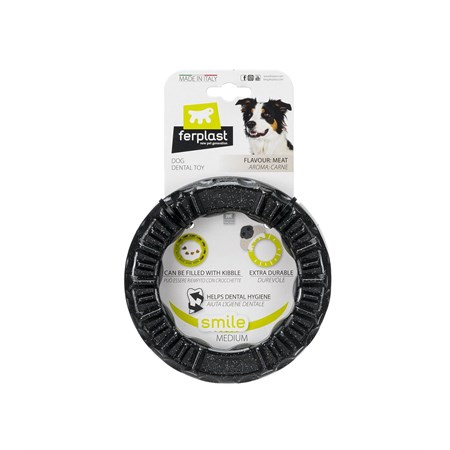 SMILE MEDIUM NERO ANELLO in Cani