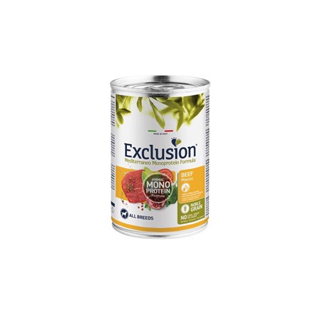 EXCLUSION MEDITERRANEO MANZO UMIDO 400 G R in Cani