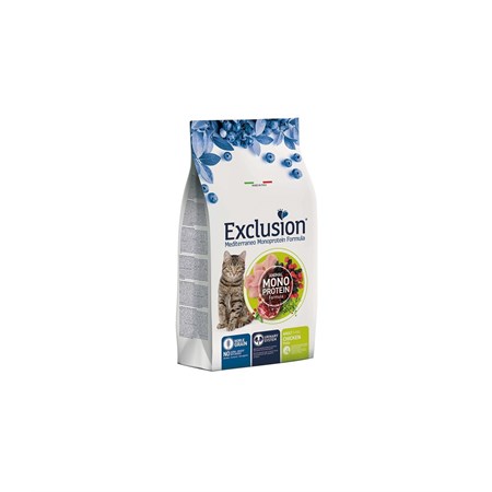 EXCLUSION CAT NG ADULT POLLO 1,5 KG in Gatti