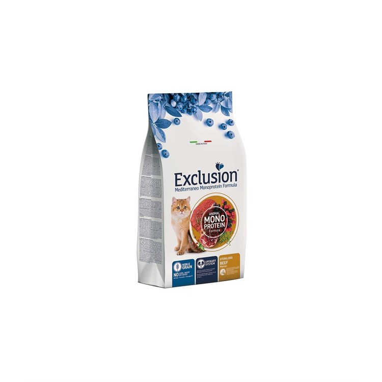 EXCLUSION MEDITERRANEO GATTO STER MANZO  12 KG