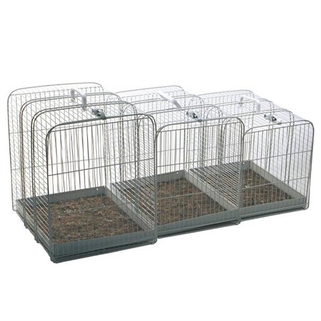 Rf Trasportino in Metallo (Taglia S - 36x26x31h cm) in Cani