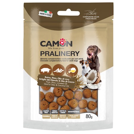 Snack Pralinery Artiglio Del Diavolo e Cocco in Cani