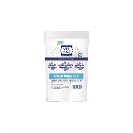 VET LINE SNACK CANE TROTA 80 GR in Cani