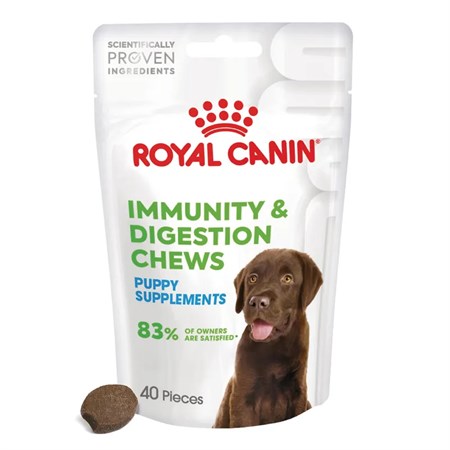 Royal Canin Immunity Digestion Puppy Chews Supplement 100 gr Snack cuccioli in Cani
