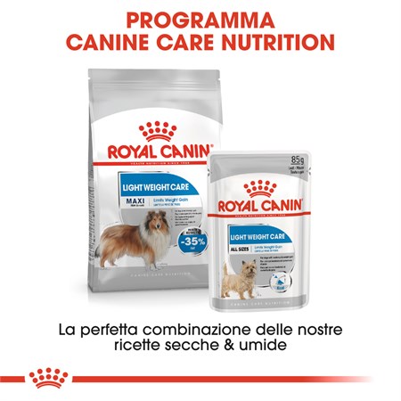 Royal Canin Maxi Light Weight Care 12 kg Per Cane in Cani