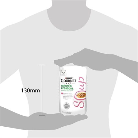 GOURMET Nature's Creations Soup Tonno Acciughe 40 gr Bustina Gatti in Gatti