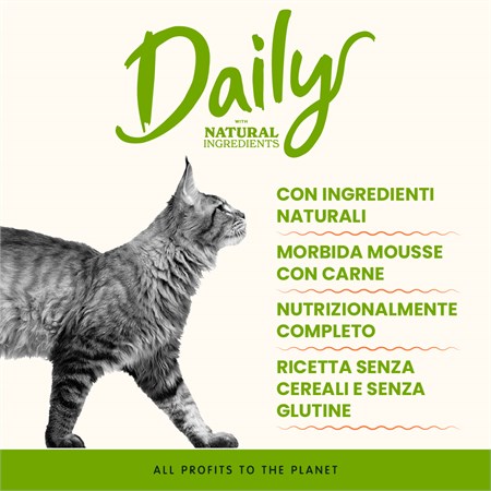 Almo Nature Daily Mousse Tacchino 380 gr Umido Per Gatti in Gatti