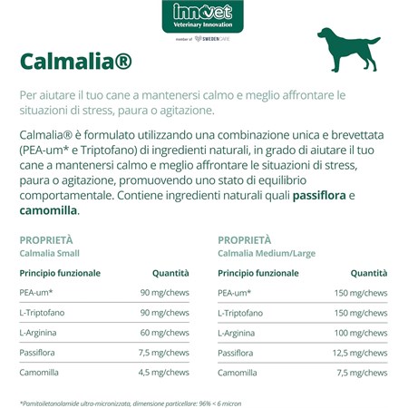 Innovet Calmalia Small 30 Soft Chew Per Cani in Cani