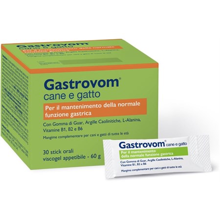 NBF Gastrovom 30 Stick Orali Per Cane e Gatto in Gatti