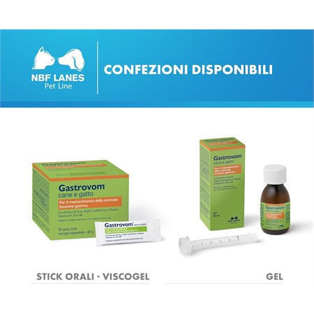 NBF Gastrovom 30 Stick Orali Per Cane e Gatto in Gatti