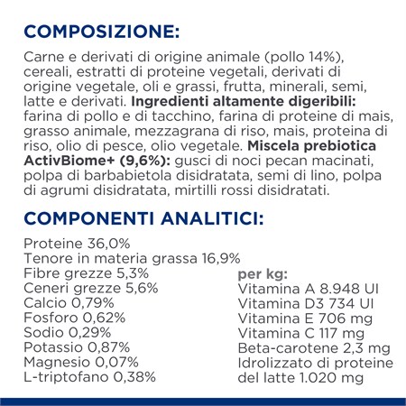 Hill's Prescription Diet GASTRO INTESTINAL Biome Stress 1,5 kg Secco per Gatti in Gatti