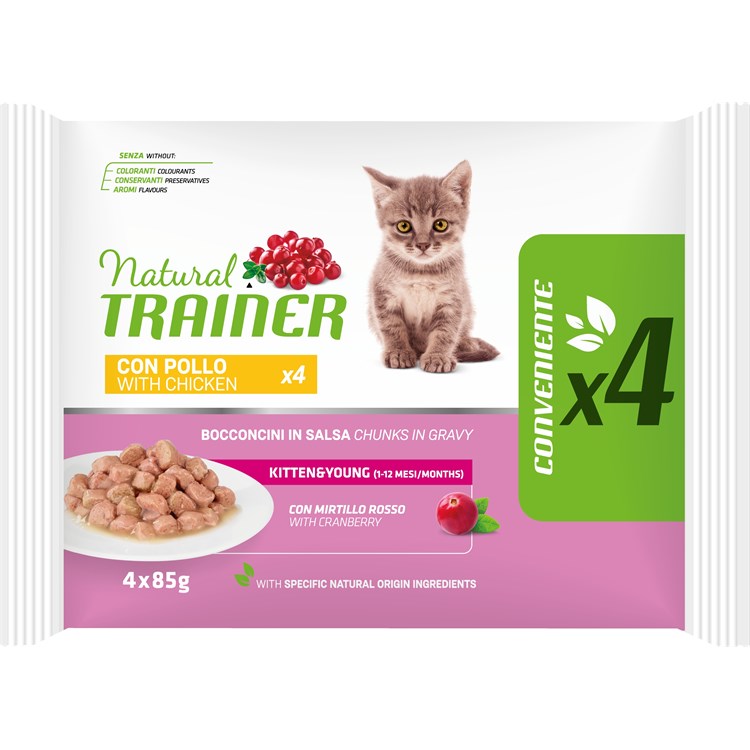 Natural Feline Flowpack Kitten & Young con Pollo Fresco 85 GR