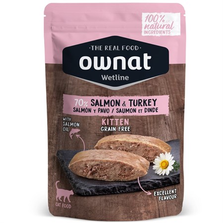 Wetnat Cat Kitten Salmone & Tacchino in Gatti