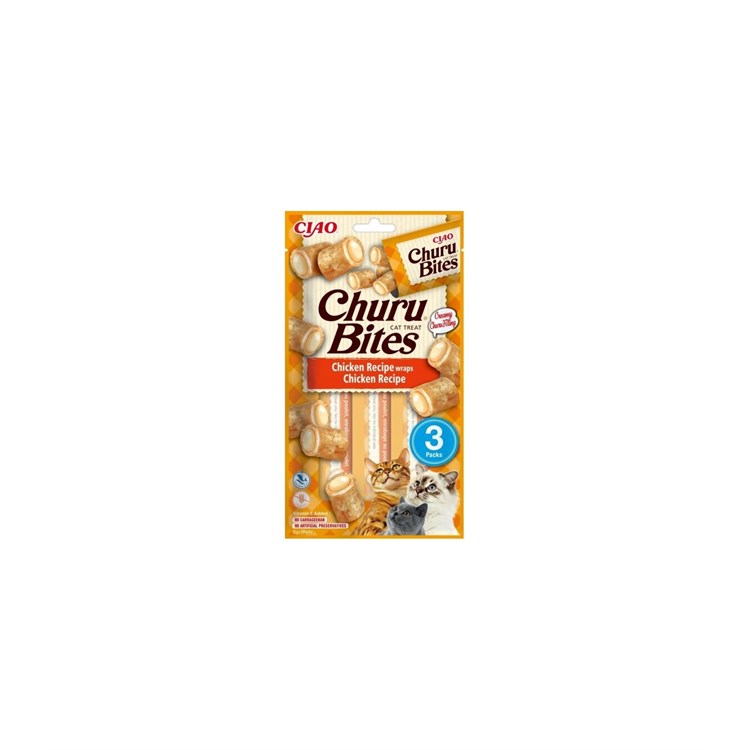 Inaba cat churu bites pollo 10x3 tubi 30 gr