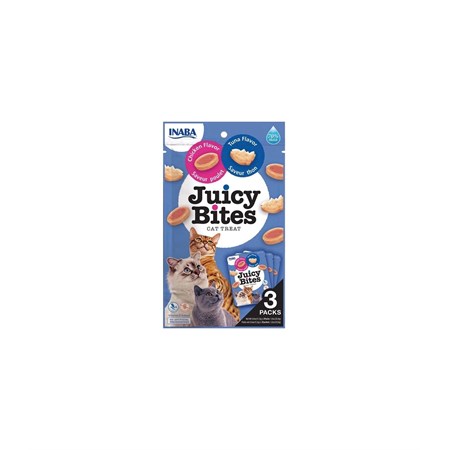 Inaba cat juicy bites pollo tonno 11,3x3 tubi 33,90 gr in Gatti