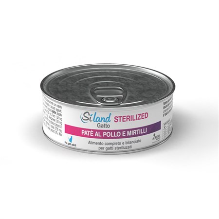 Siland cat Adult Sterilizzato Pollo  e Mirtilli 85gr 85 GR in Gatti