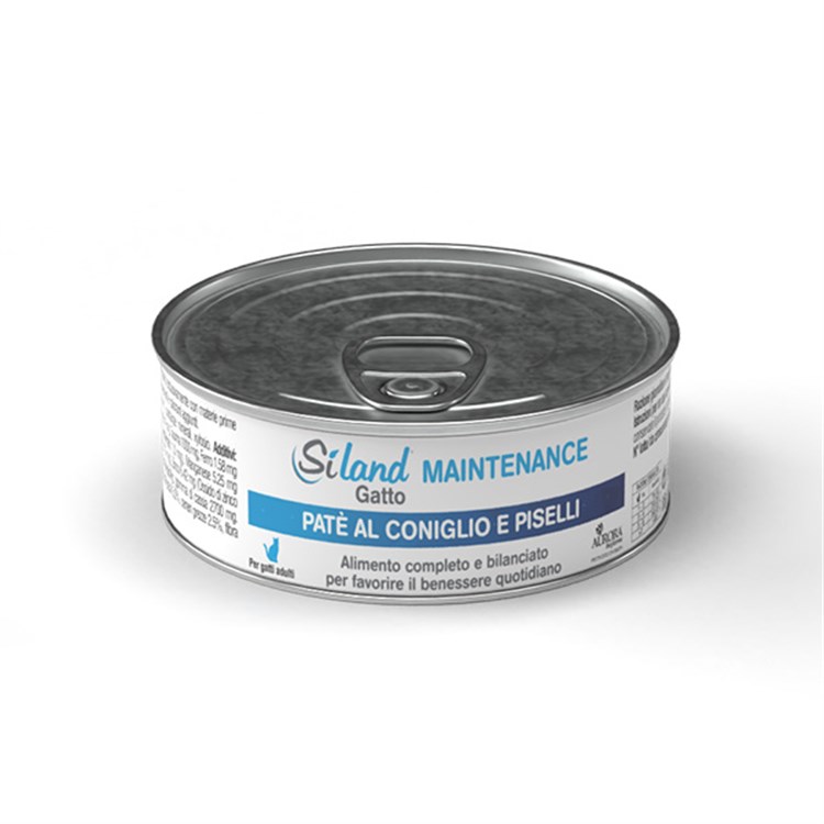 SILAND Adult Mantenimento Coniglio e Piselli 85 GR Scatoletta gatto  85 GR