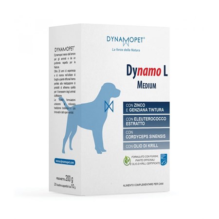DYNAMO L MEDIUM 20 BUST 10 GR in Cani