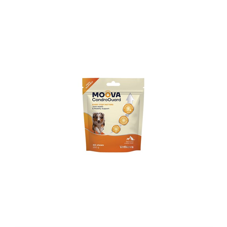 VetNova moova condroguard cane medium & large 50 chews 250 gr