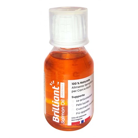 Brilliant salmon oil cane gatto 100 ml in Cani