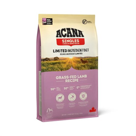 acana agnello e mela dog 114 kg grass fed lamb monoproteico per cane danneggiato