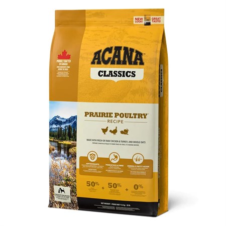 acana classics adult dog prairie poultry 2 kg