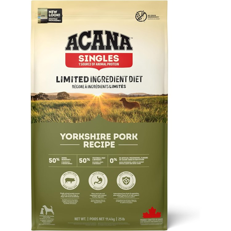 Acana Maiale e Zucca 2 Kg Dog Yorkshire Pork MonoProteico Per Cane