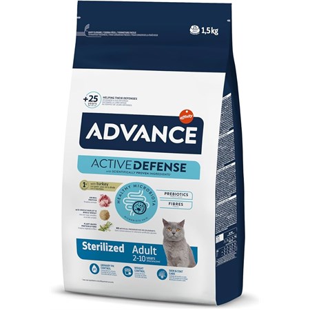 advance adult sterilized tacchino 1 5 kg gatti