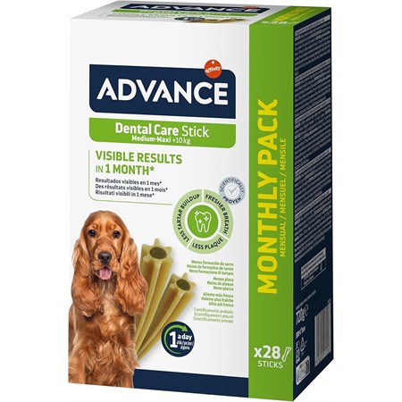 advance multipack dental care 28 stick medium large 720 gr per cani 3553