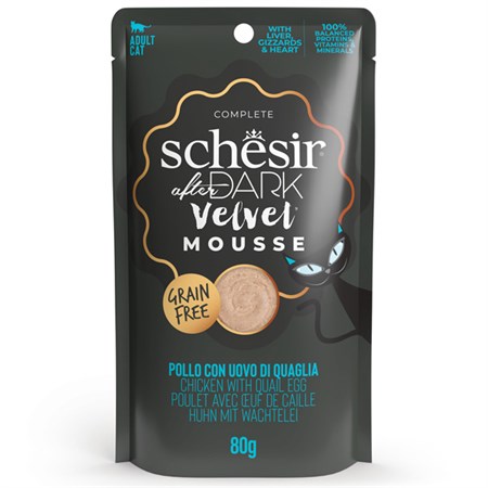 after dark mousse di pollo e uova di quaglia