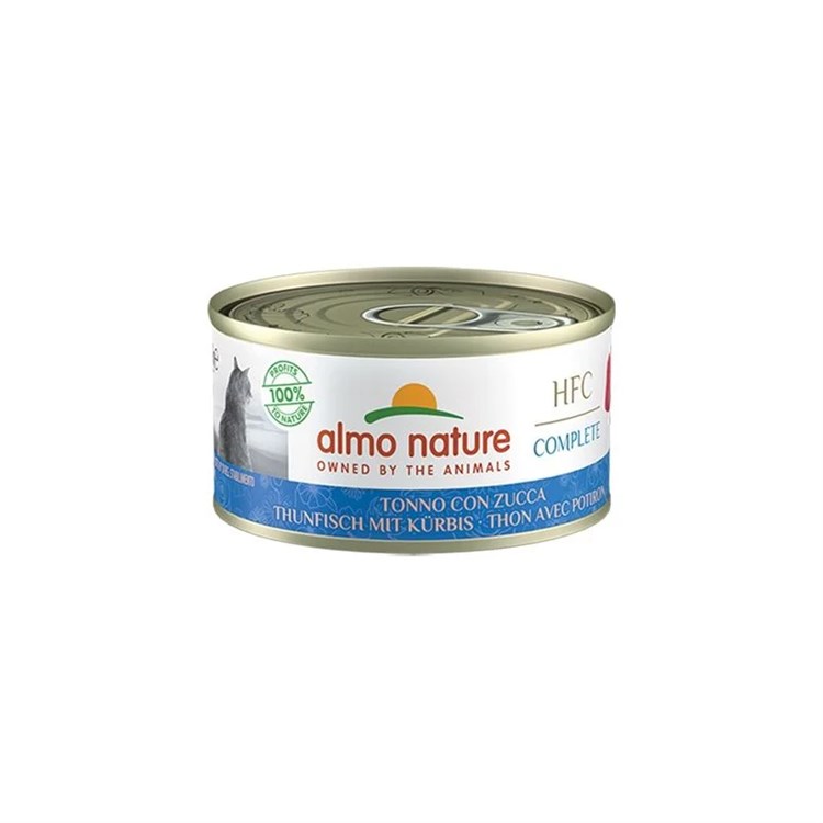Almo Nature HFC Complete Tonno con Zucca 70 gr Cibo Umido Per Gatti