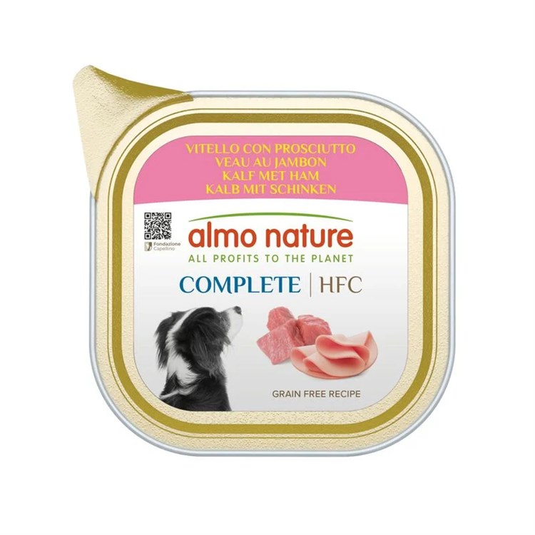 Almo Nature HFC Complete Vitello con Prosciutto 150 gr Vaschetta Umido ...