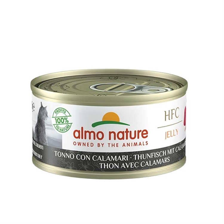 Almo Nature 70 gr Hfc Jelly Tonno Con Calamari Per Gatti