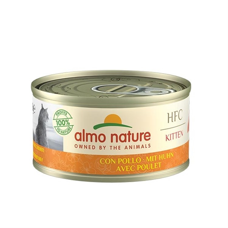 Almo Nature 70 gr Hfc Kitten Con Pollo Per Gatti