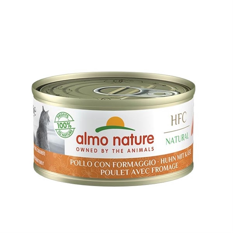 Almo Nature 70 gr Hfc Natural Pollo Con Formaggio Per Gatti